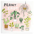 Beautiful Plant Lady Illustrations Blank Card