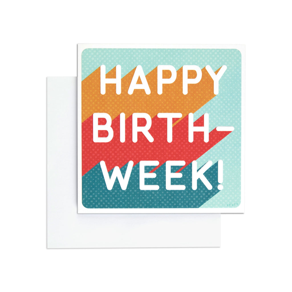 Birthday Week Bright Birthday Card