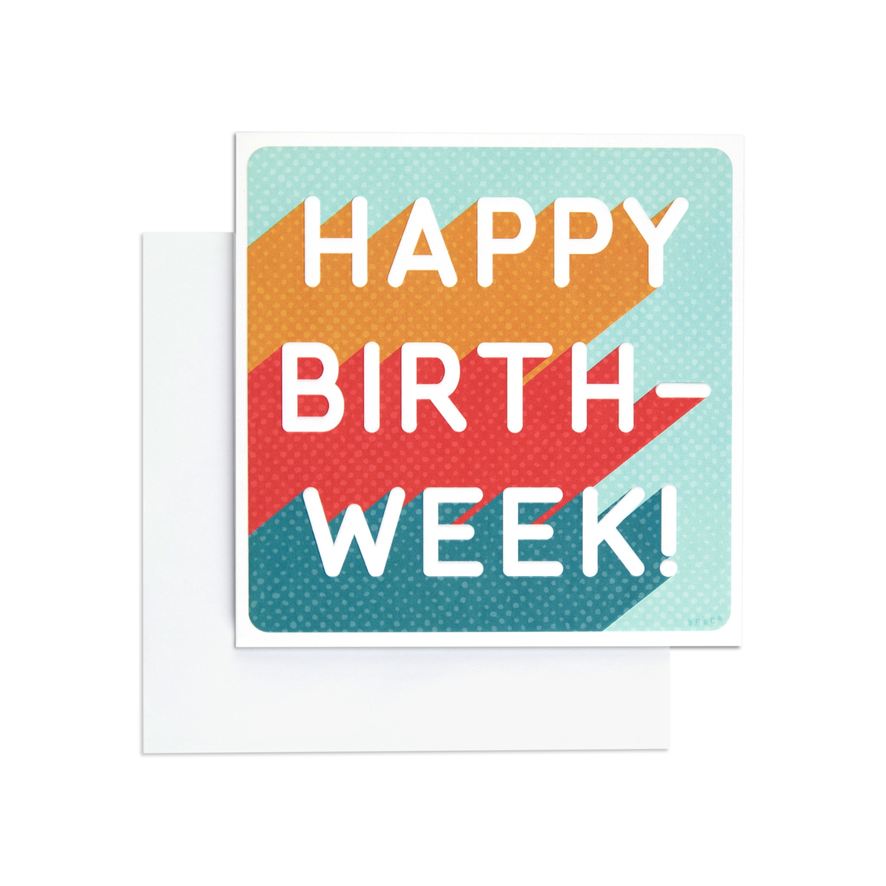 Birthday Week Bright Birthday Card
