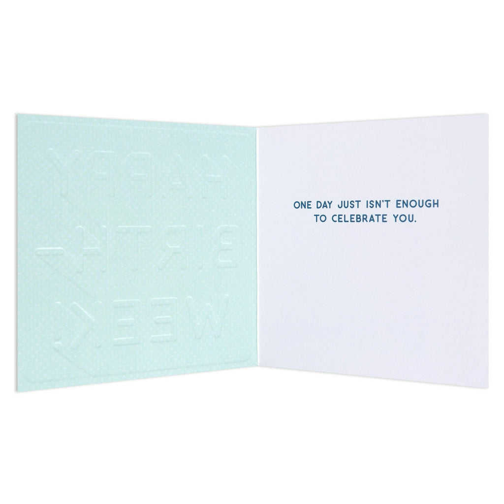 Birthday Week Bright Birthday Card