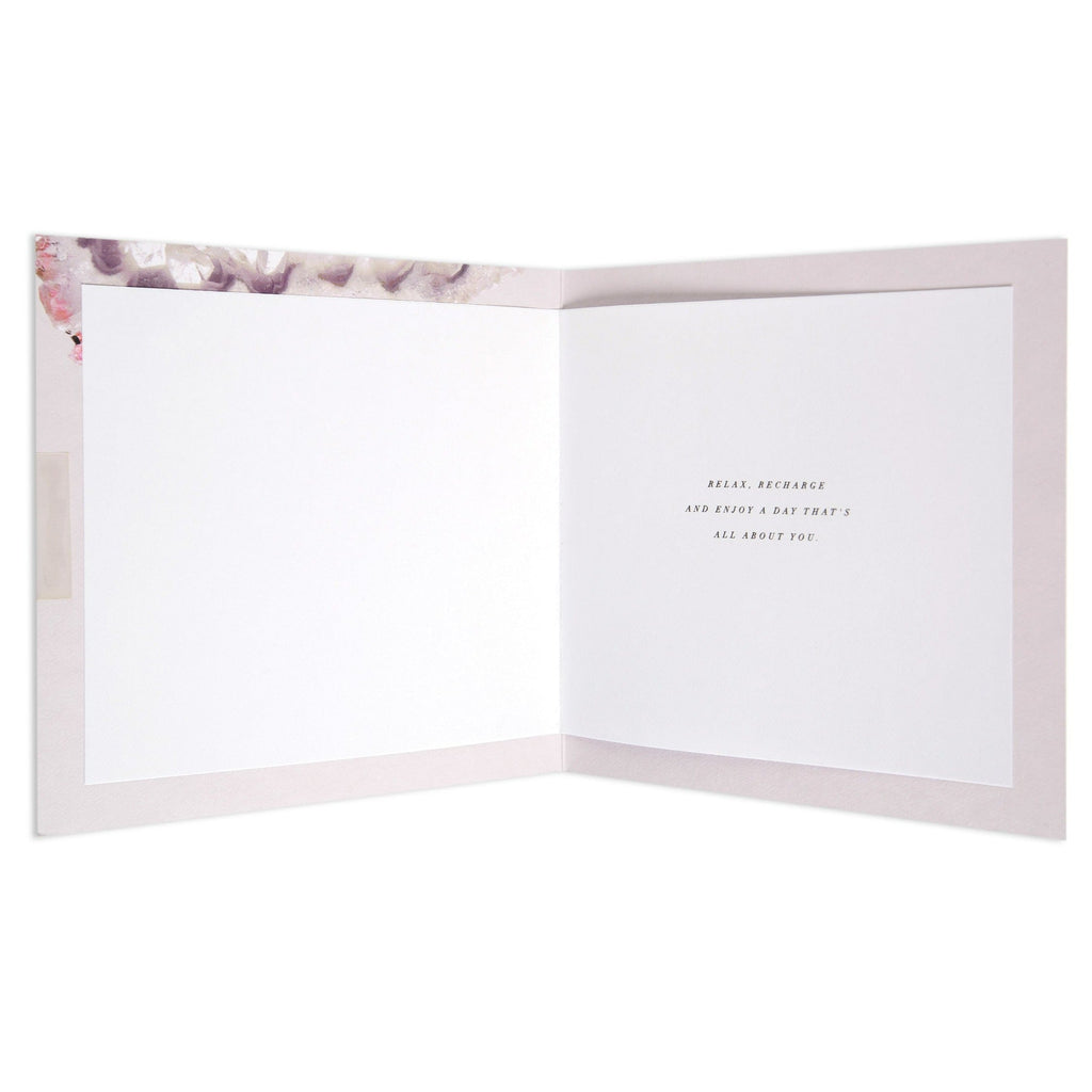 Beautiful Agate Crystal Mum Birthday Card