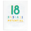 Endless Potential Encouraging 18th Birthday Card