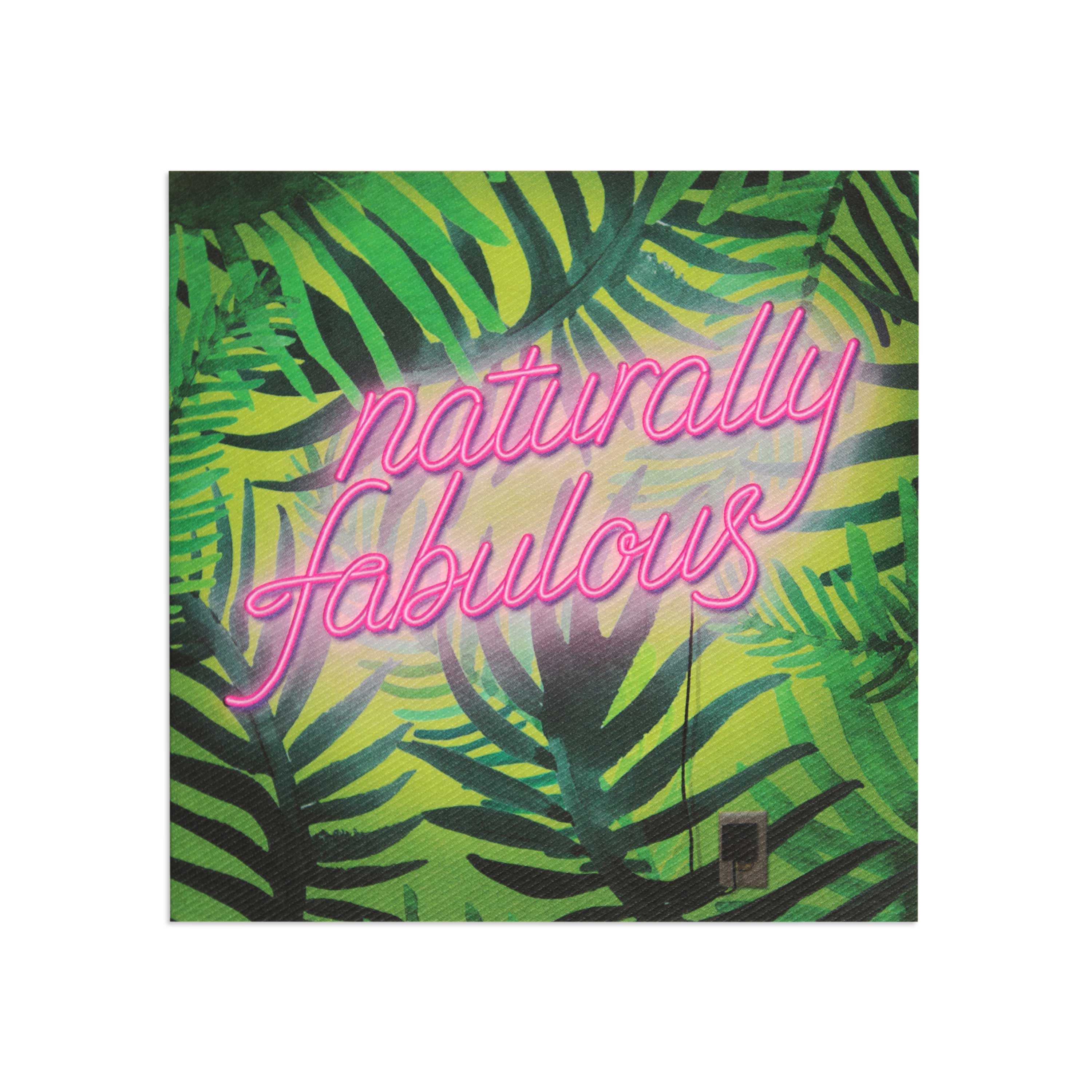 Fabulous Neon Fern Birthday Card