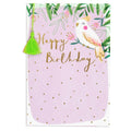 Cheerful Cockatoo Cute Illustrated Birthday Card