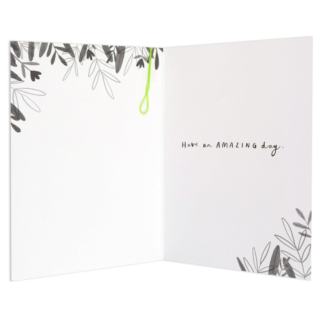 Cheerful Cockatoo Cute Illustrated Birthday Card