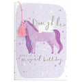 Daughter Magical Birthday Colourful Unicorn Birthday Card