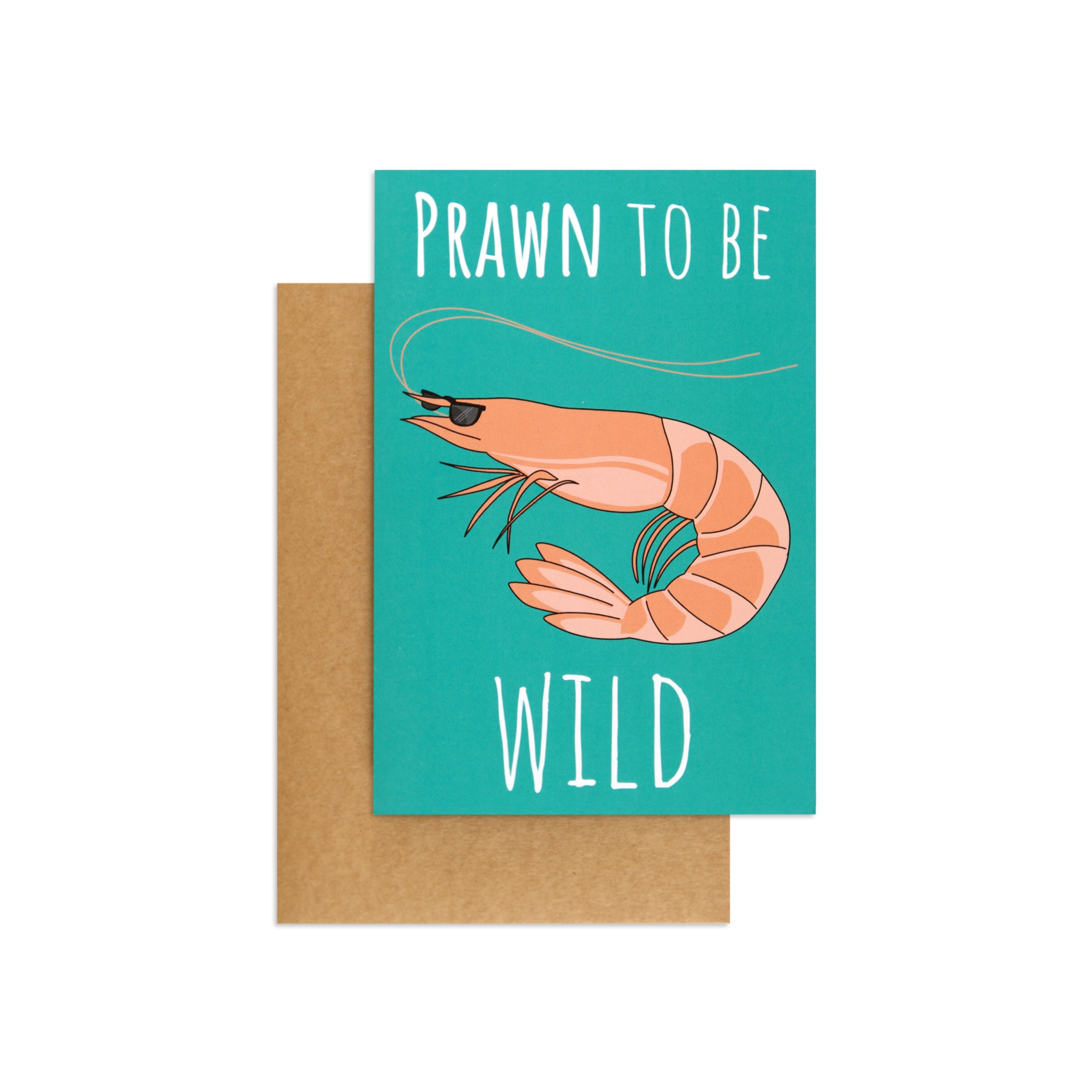 Australian Spirit Good On Ya Birthday Card - Prawn