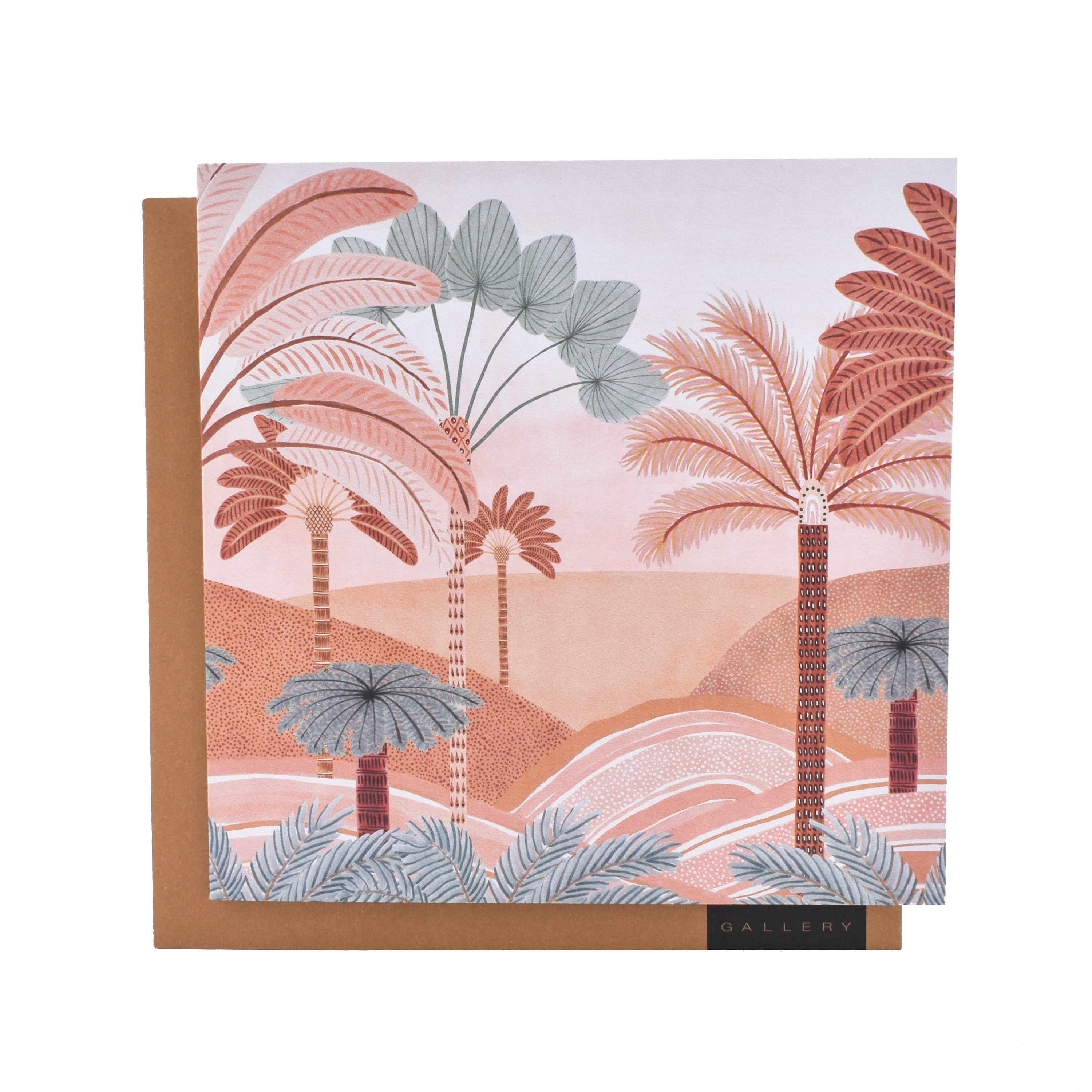 Glistening Lands by Karina Jambrak Blank Card