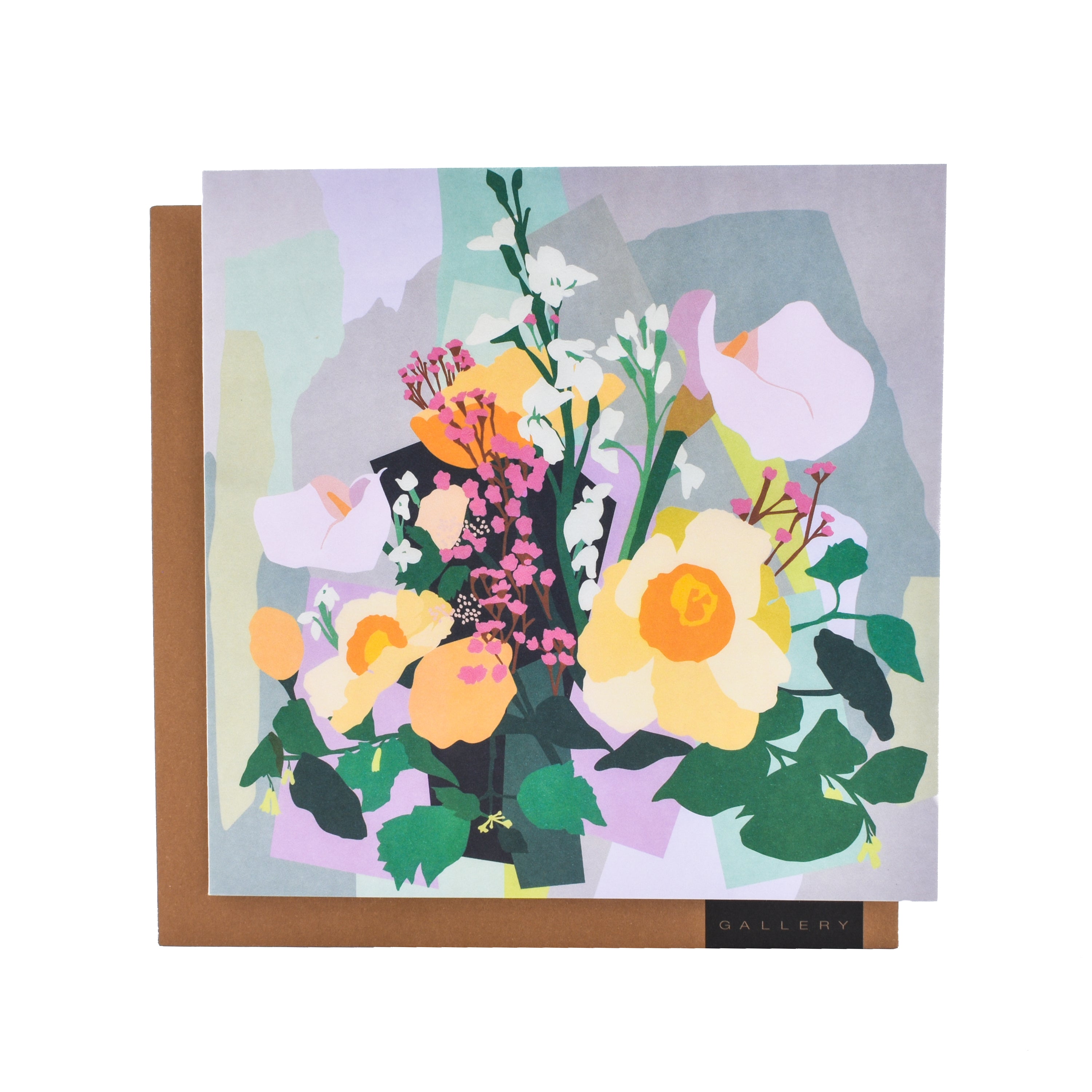 Bouquet by Leah Bartholomew Blank Card