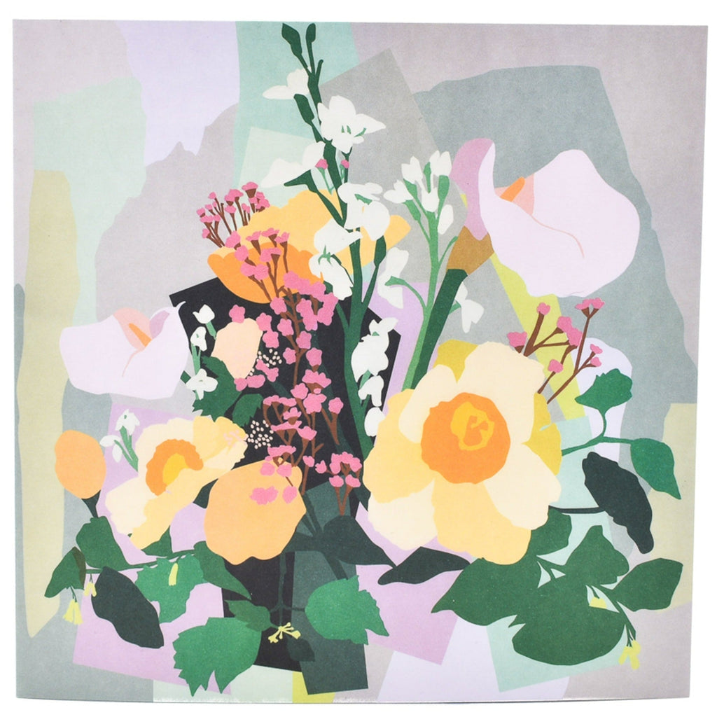 Bouquet by Leah Bartholomew Blank Card