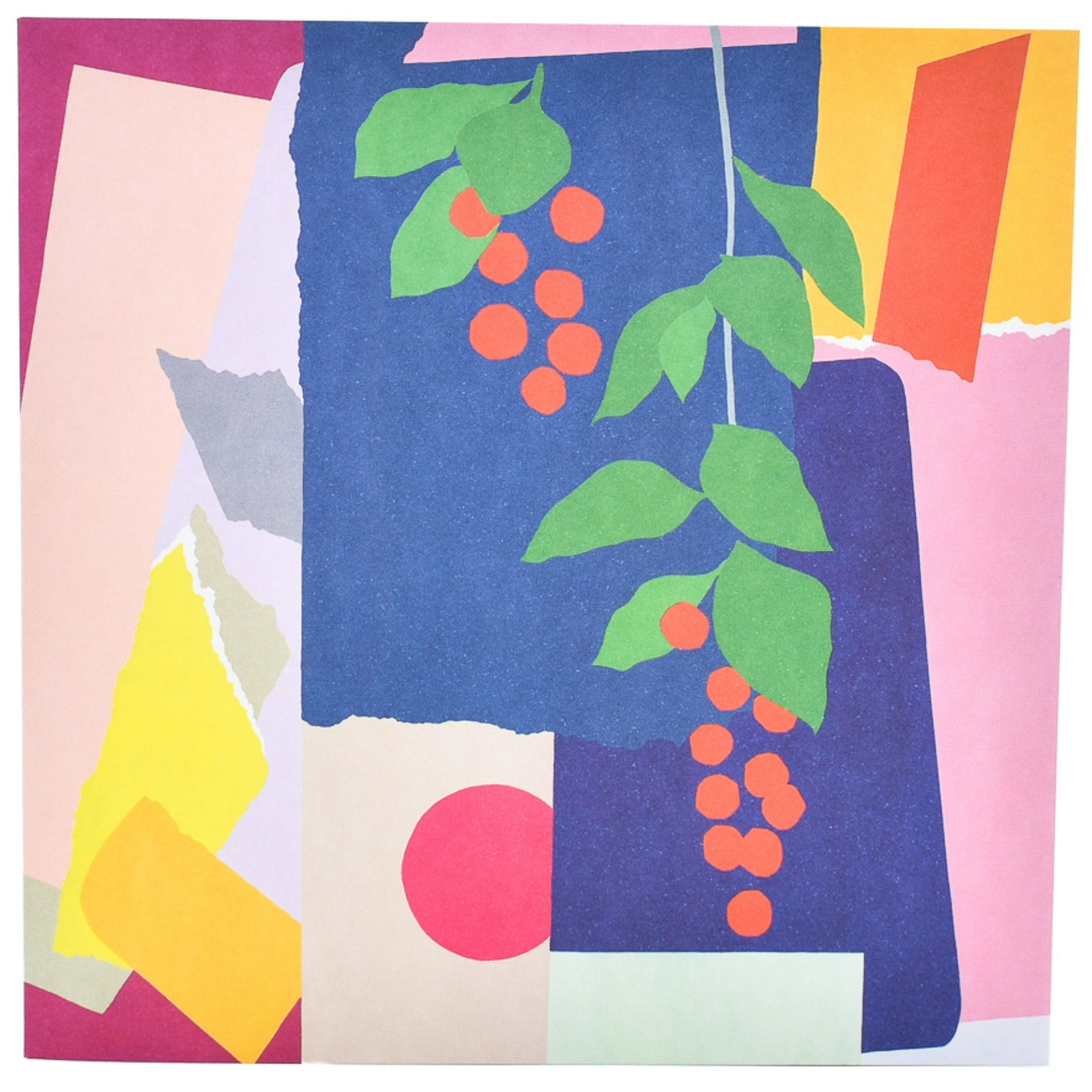 Grapes by Leah Bartholomew Blank Card