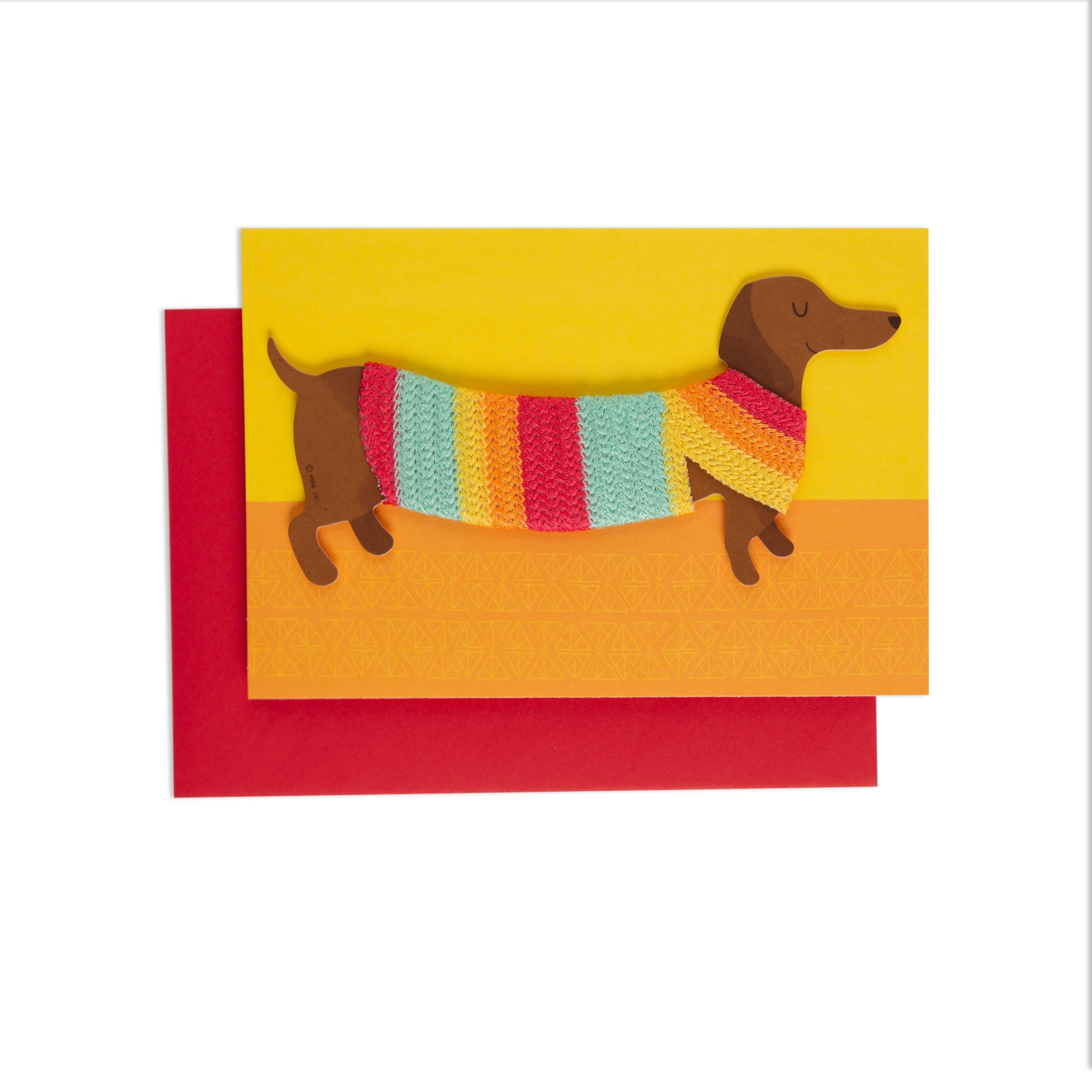 Dachshund Magnet Cute Birthday Card