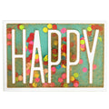 Cheerful Confetti Happy Birthday Card