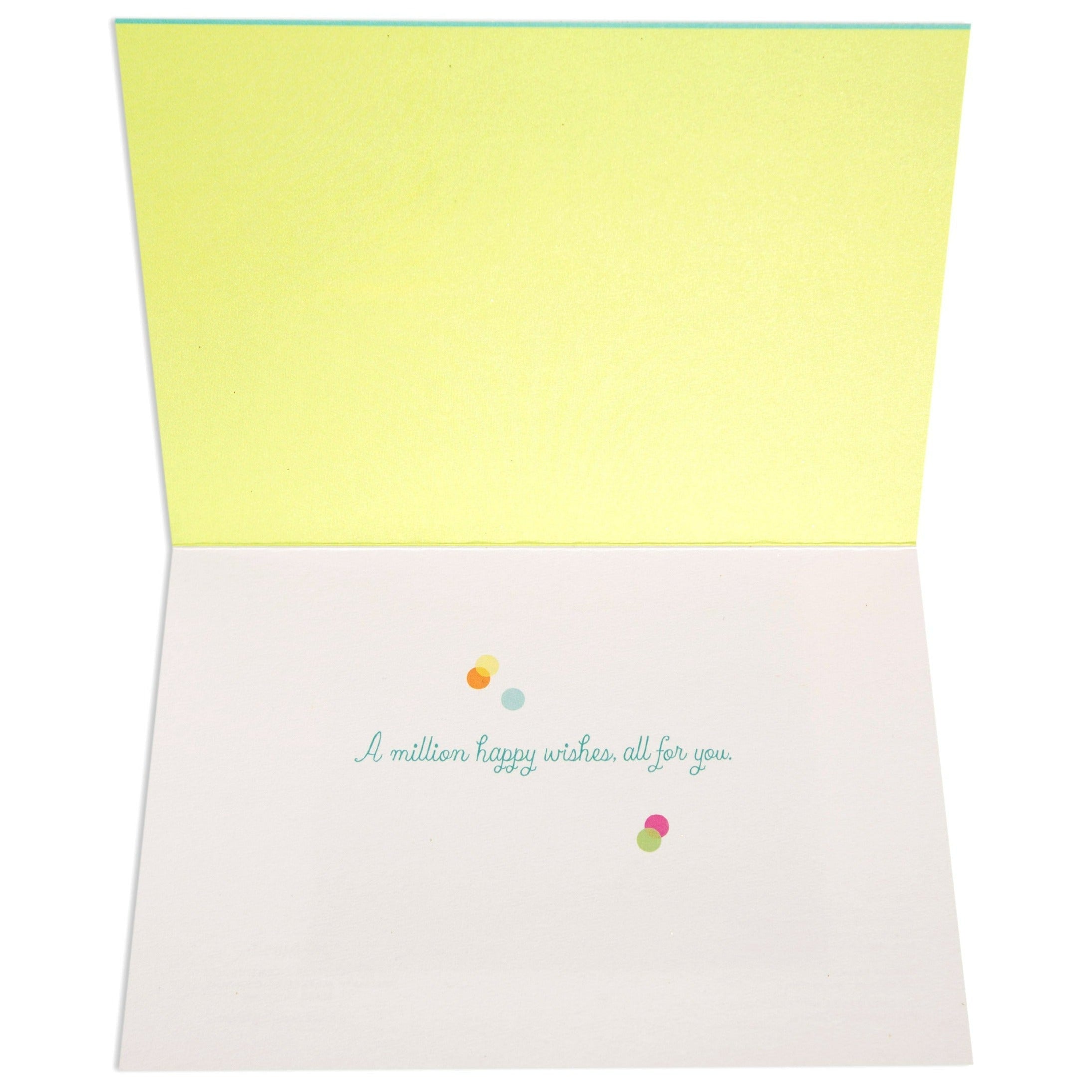 Cheerful Confetti Happy Birthday Card