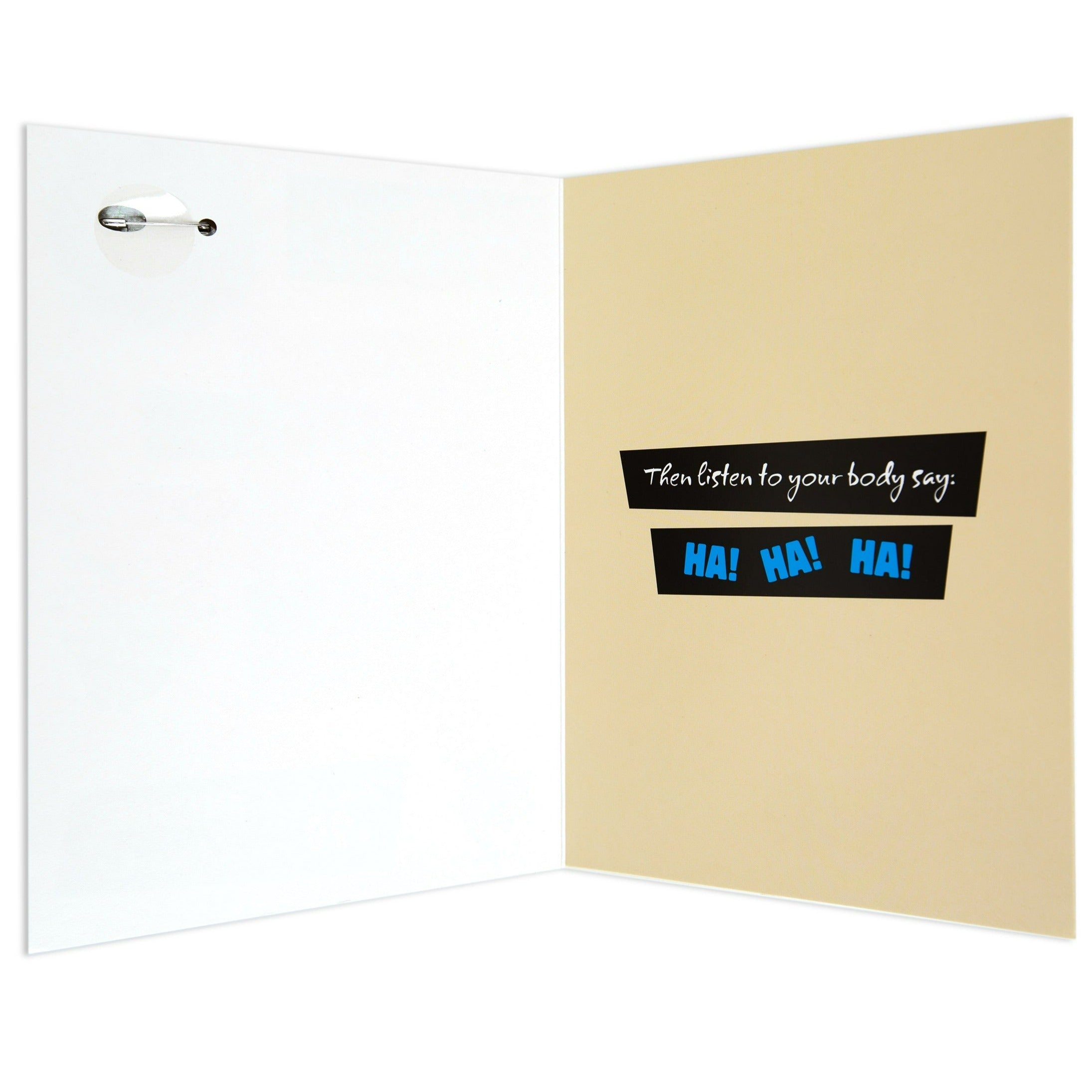 Funny 60th Birthday Card with Detachable Badge