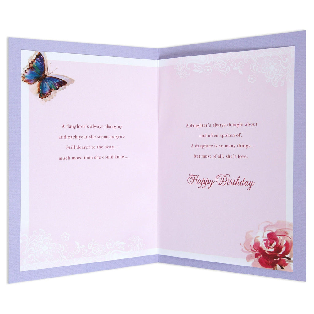 Beautiful & Thoughtful Lovely Daughter Birthday Card