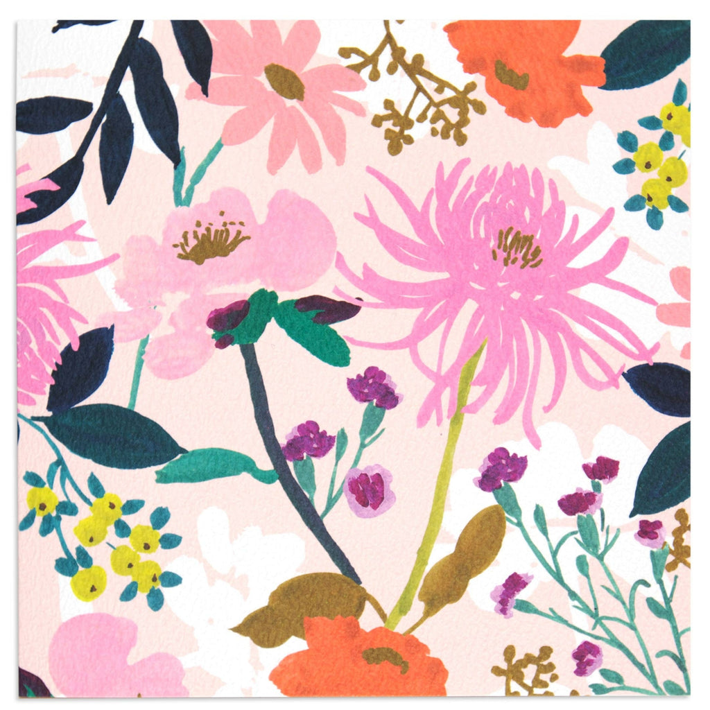 Bright Beautiful Floral Blank Card