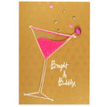 Bright And Bubbly Fun Cocktail Birthday Card