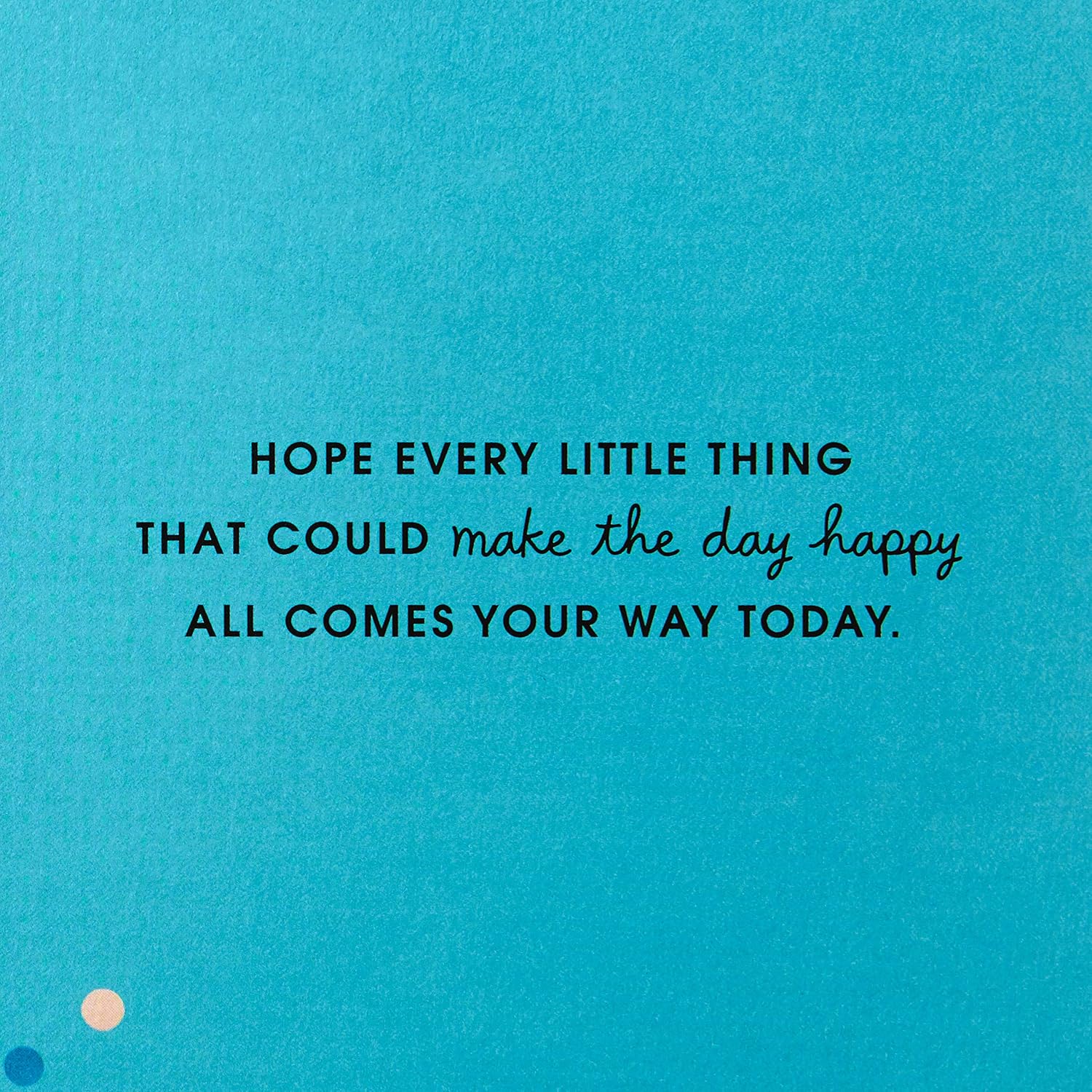 Hallmark Birthday Greeting Card (Envelope with Confetti)