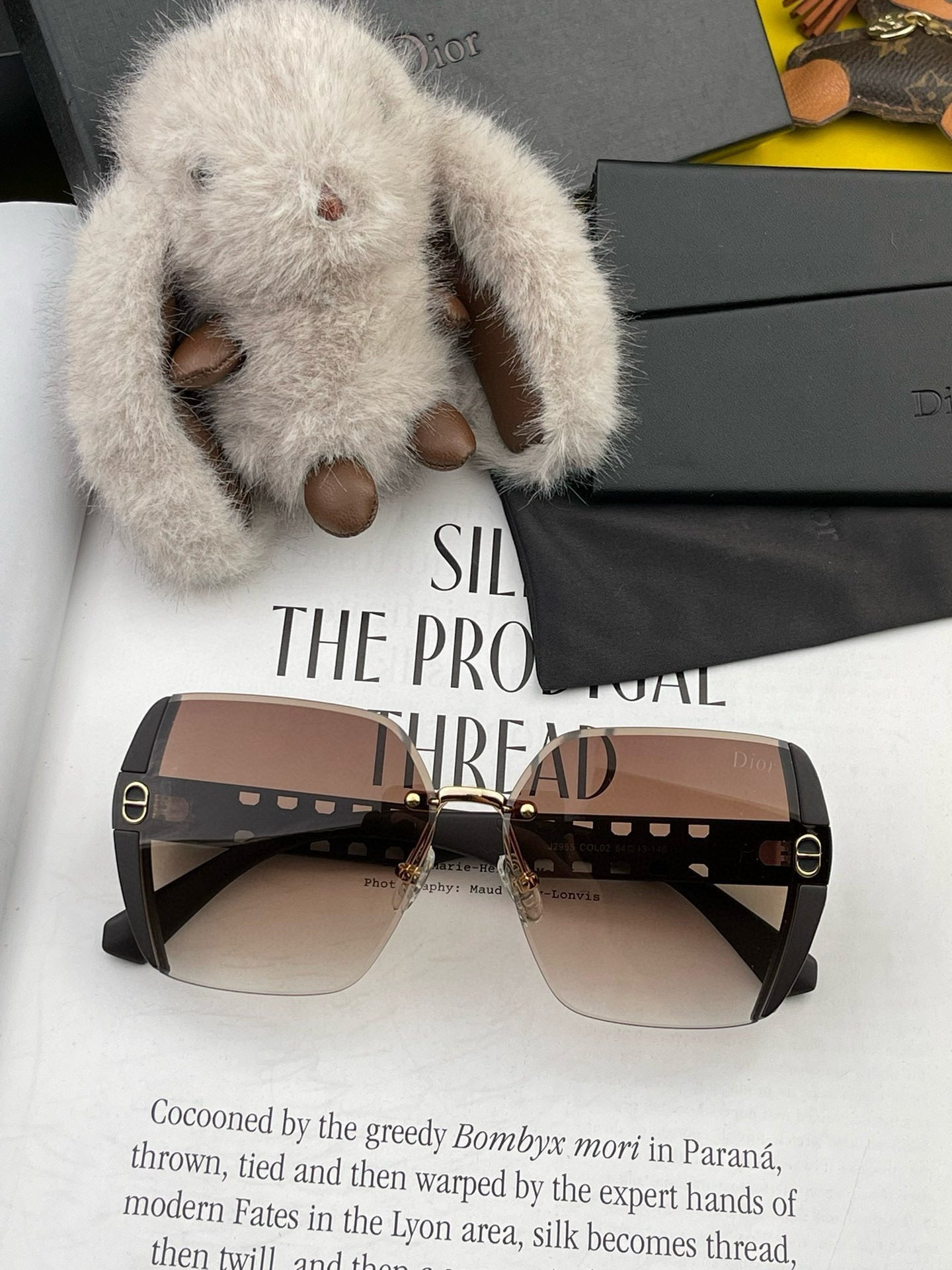 DIOR MONTAIGNE SQUARE SUNGLASS CD5296 IN ACETATE