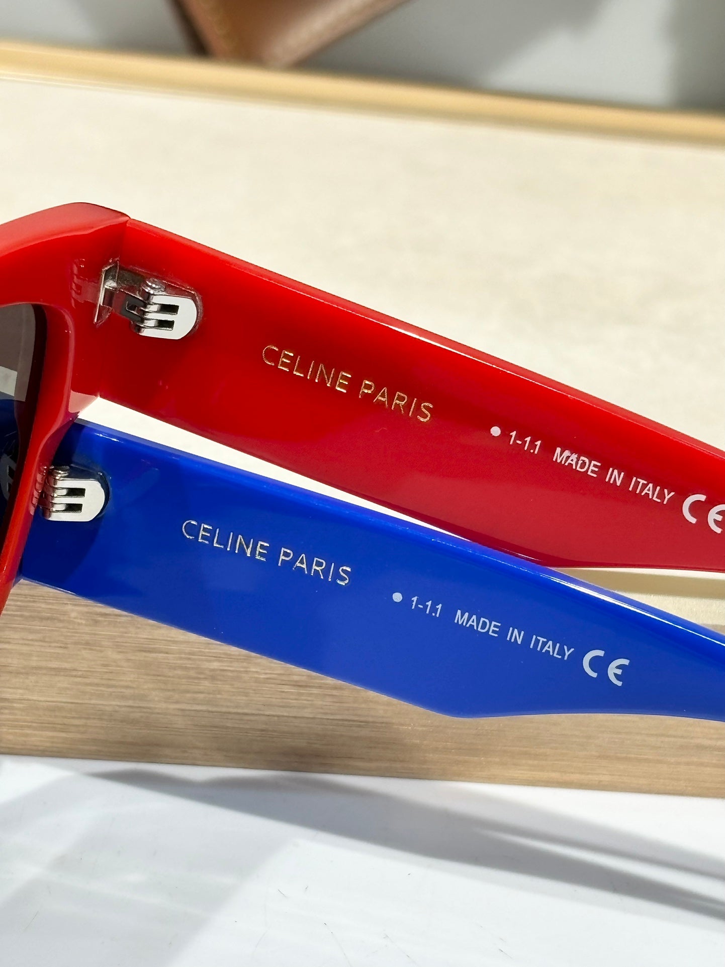 CELINE TRIOMPHE SUNGLASS CL40197 IN PINK ACETATE