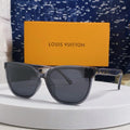 LOUIS VUITTON CAT EYE SUNGLASSES 571649 IN GREY CLEAR ACETATE